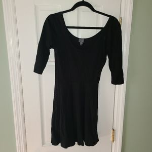 Sparkle and fade black dress